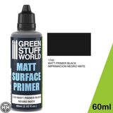 GSW Matt Surface Primer 60ml - Black GSW Hobby Green Stuff World