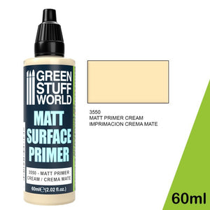 GSW Matt Surface Primer 60ml - Cream Primer Green Stuff World 