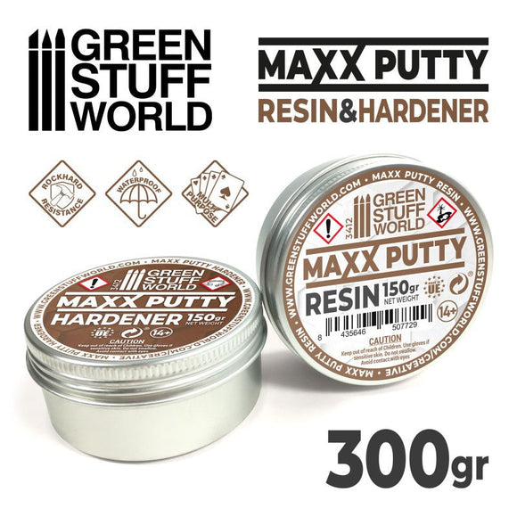 GSW MAXX PUTTY 300gr Putty Green Stuff World 
