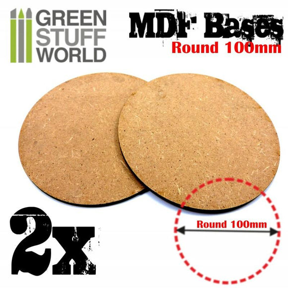 GSW MDF Bases - Round 130mm GSW Hobby Green Stuff World 