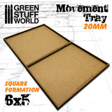 GSW MDF Movement Trays 20mm 6x5 GSW Hobby Green Stuff World 