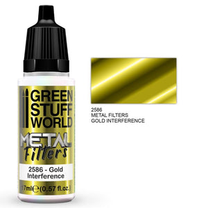 GSW Metal Filters - Gold Interference Metal Filters Paints Green Stuff World 