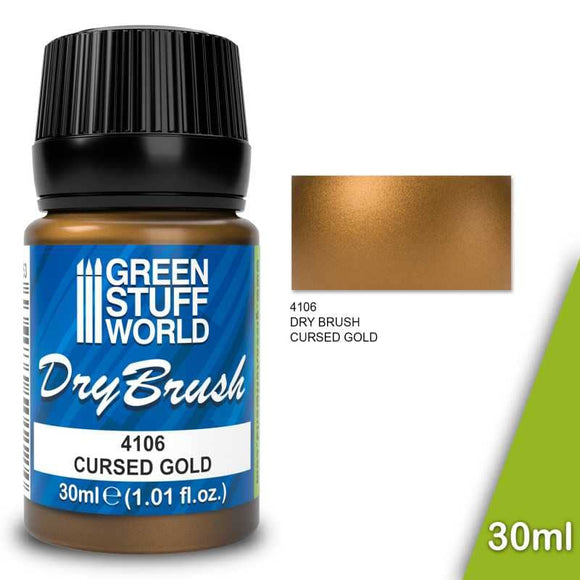 GSW Metallic Dry Brush - CURSED GOLD 30 ml Dry brush paint Green Stuff World