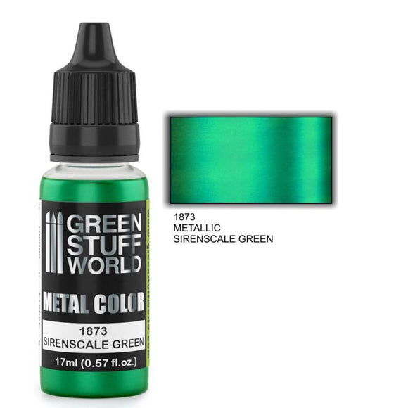 GSW Metallic Paint SIRENSCALE GREEN GSW Hobby Green Stuff World 