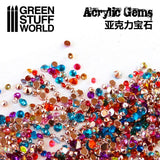 GSW Micro Acrylic Gems - 1mm to 2.5mm GSW Hobby Green Stuff World 