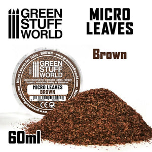 GSW Micro Leaves - Brown mix Flock Green Stuff World 