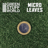 GSW Micro Leaves - Dark Green Mix Flock Green Stuff World 