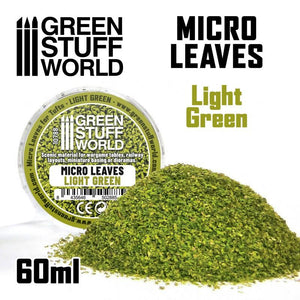 GSW Micro Leaves - Light Green Mix Flock Green Stuff World 