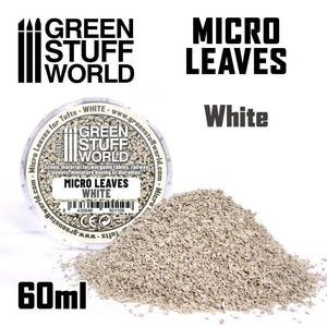 GSW Micro Leaves - White mix Flock Green Stuff World 