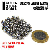 GSW Micro STEEL Balls (2-4mm) GSW Hobby Green Stuff World 