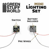 GSW Mini lighting Set With switch Hobby Tools Green Stuff World 