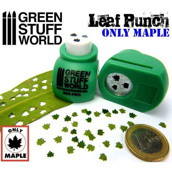 GSW Miniature Leaf Punch MEDIUM GREEN GSW Hobby Green Stuff World 