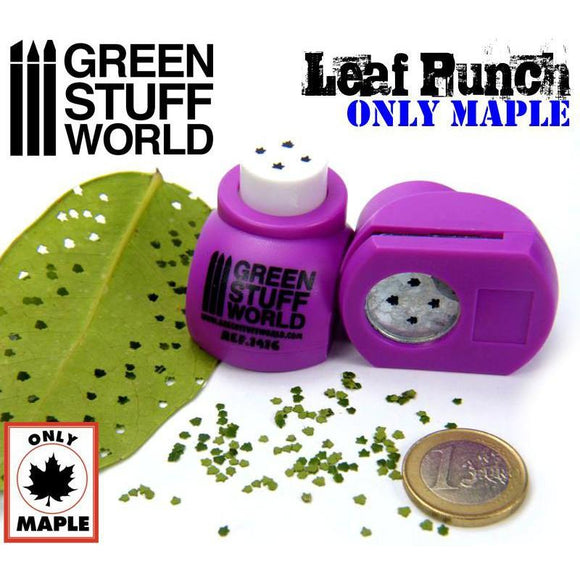 GSW Miniature Leaf Punch MEDIUM PURPLE GSW Hobby Green Stuff World 