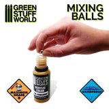 GSW Mixing Paint Steel Bearing Balls in 6.35mm GSW Hobby Green Stuff World 