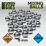 GSW Mixing Paint Steel Bearing Balls in 8mm GSW Hobby Green Stuff World 