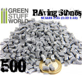 GSW Model Paving Bricks - Grey x500 GSW Hobby Green Stuff World 