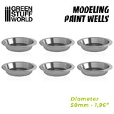 GSW Modelling Paint Wells x6 Generic Green Stuff World 