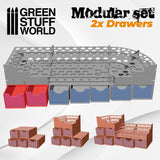 GSW Modular Set 2x Drawers GSW Hobby Green Stuff World 