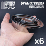 GSW Oval Cutters for Bases GSW Hobby Green Stuff World 