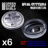 GSW Oval Cutters for Bases GSW Hobby Green Stuff World 