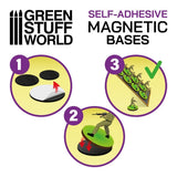 GSW Oval Magnetic Sheet Self Adhesive - 105x70mm Magnetic Sheet Green Stuff World 