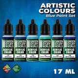 GSW Paint Set - Blue GSW Hobby Green Stuff World 