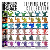 GSW Paint Set - Dipping collection 01 Dipping Paint Green Stuff World 