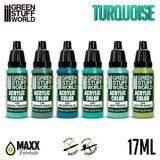 GSW Paint Set - Turquoise Paint Set Green Stuff World 