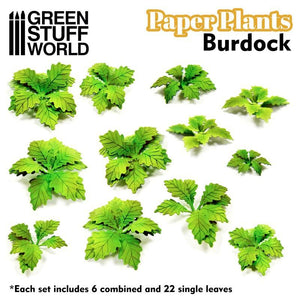 GSW Paper Plants - Burdock Paper Plants Green Stuff World 