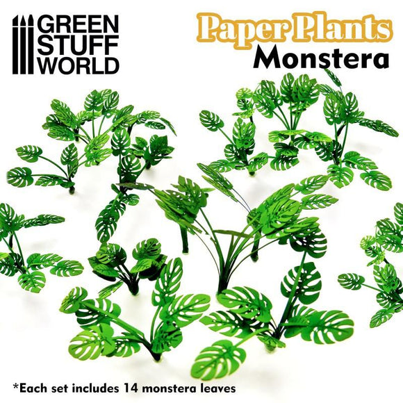 GSW Paper Plants - Monstera Paper Plants Green Stuff World 