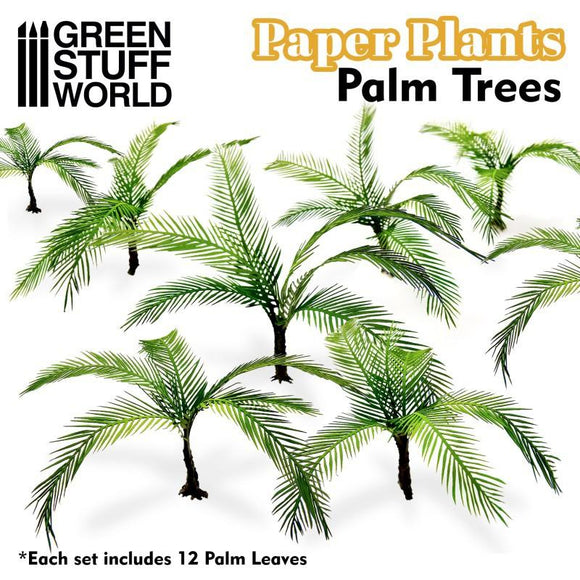 GSW Paper Plants - Palm Trees Paper Plants Green Stuff World 