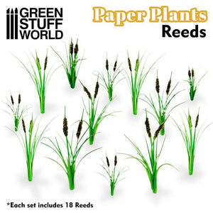 GSW Paper Plants - Reeds Paper Plants Green Stuff World 