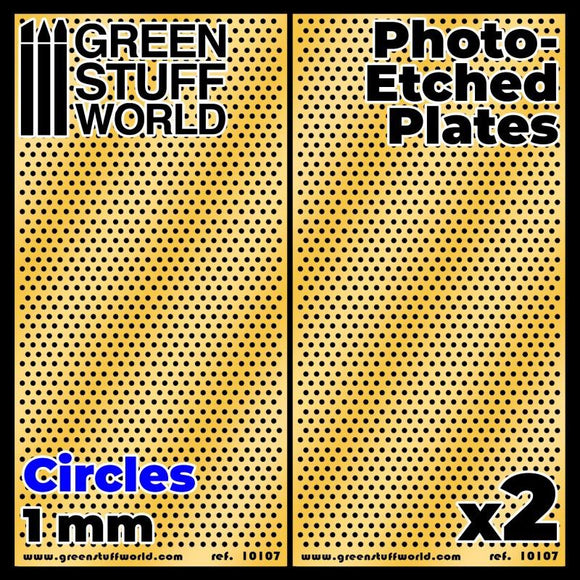 GSW Photo-etched Plates - Large Circles GSW Hobby Green Stuff World 