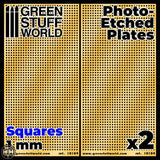 GSW Photo-etched Plates - Large Squares GSW Hobby Green Stuff World 