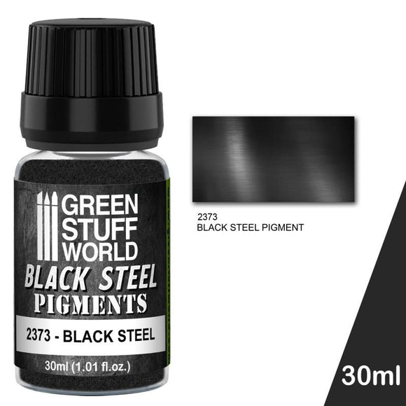 GSW Pigment BLACK STEEL Pigments Green Stuff World 