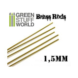 GSW Pinning Brass Rods 1.5mm GSW Hobby Green Stuff World 