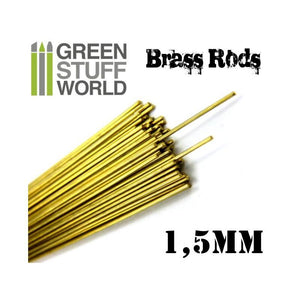 GSW Pinning Brass Rods 1.5mm GSW Hobby Green Stuff World 