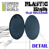 GSW Plastic Bases - Oval Pill 90x52mm AOS GSW Hobby Green Stuff World 