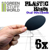 GSW Plastic Bases - Oval Pill 90x52mm AOS GSW Hobby Green Stuff World 