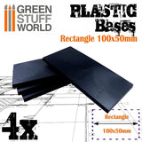 GSW Plastic Bases - Rectangle 100x50mm GSW Hobby Green Stuff World 