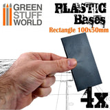 GSW Plastic Bases - Rectangle 100x50mm GSW Hobby Green Stuff World 