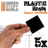 GSW Plastic Square Bases 50x50 mm GSW Hobby Green Stuff World 