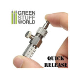 GSW QuickRelease Adaptor with Air Flow Control 1/8 GSW Hobby Green Stuff World 