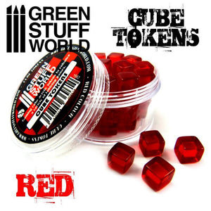 GSW Red Cube tokens GSW Hobby Green Stuff World 