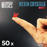 GSW RED Resin Crystals - Medium Crystals Green Stuff World 