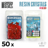 GSW RED Resin Crystals - Medium Crystals Green Stuff World 