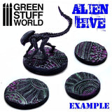 GSW Roller Alien Hive Texture Rollers Green Stuff World 