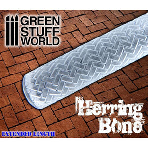 GSW Roller Herringbone Texture Rollers Green Stuff World 