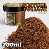 GSW Scatter Foliage - Beige - 200ml Flock Green Stuff World 