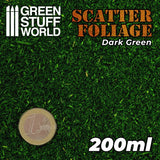 GSW Scatter Foliage - DARK Green - 200ml Flock Green Stuff World 